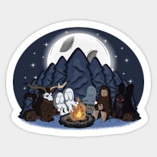 Cryptid Campfire Sticker